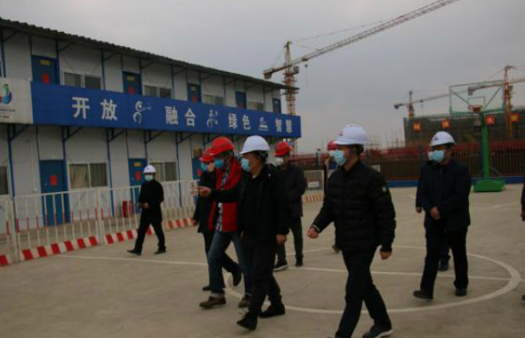 城投集团党委委员、副董事长陈崑调研指导东盟艺术学院疫情防控及复工筹备工作